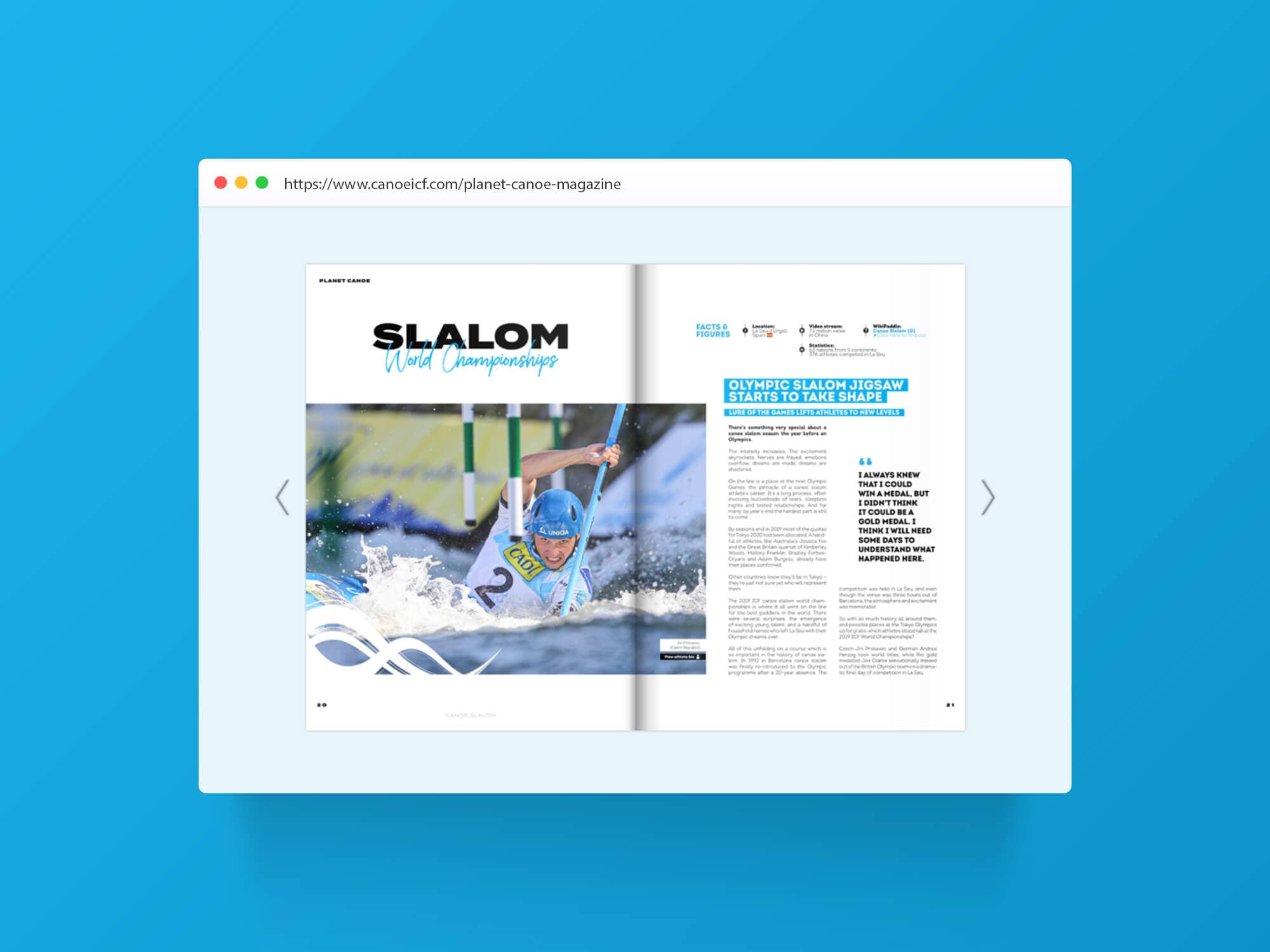 International-canoe-federation-magazine-graphisme-graphiste-lyon-directeur-artistique